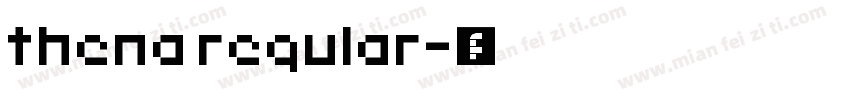 thena regular字体转换